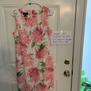Alyx Pink and Orange Sheath Midi Dress